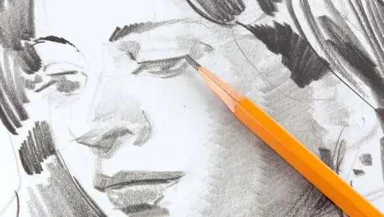 How to draw a portrait in pencil step by step