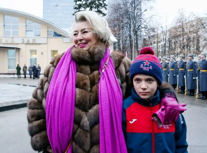 Tarasova saam met haar kleinneef