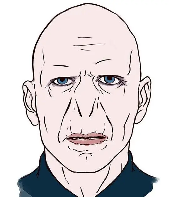 Que fácil es dibujar a Voldemort