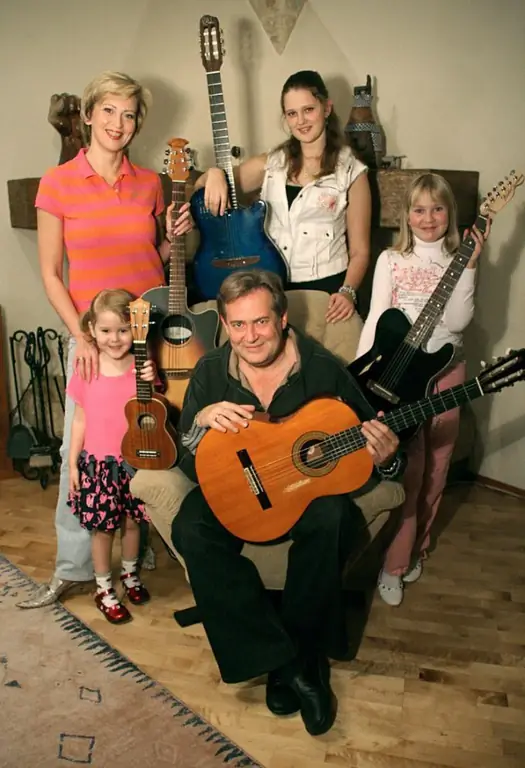 Yuri Stoyanov con su familia