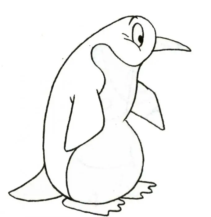 Cara melukis penguin