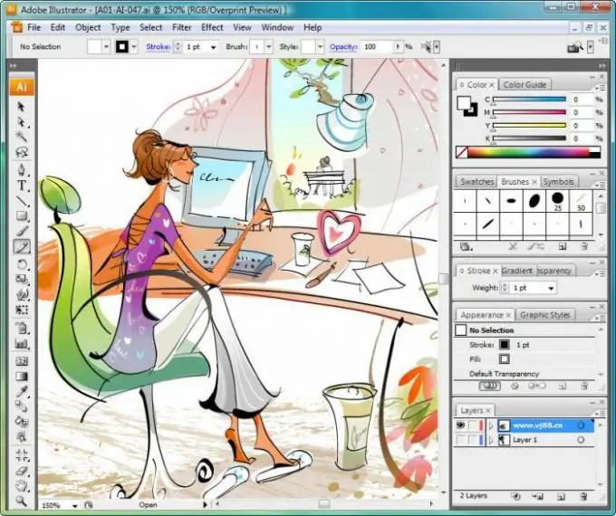 Adobe Illustrator программасында кантип сүрөт тартуу керек