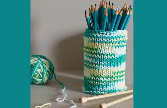 decorative glass for pencils simply and quickly