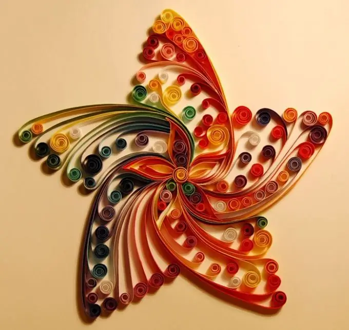 Quilling pavyzdys pradedantiesiems