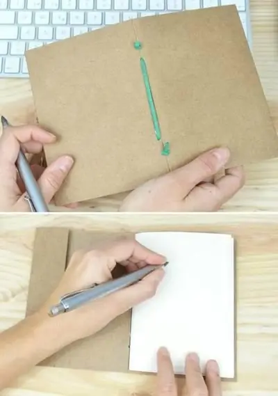 Come creare un quaderno con le tue mani in 5 minuti