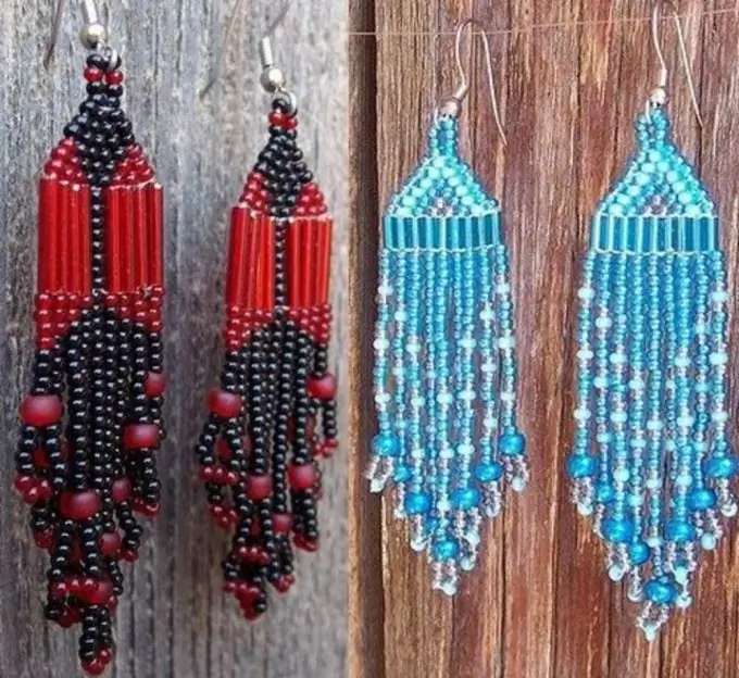 How to make beaded earrings