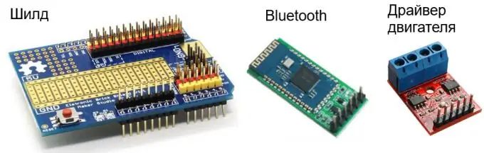 Composants électroniques de RC Rover