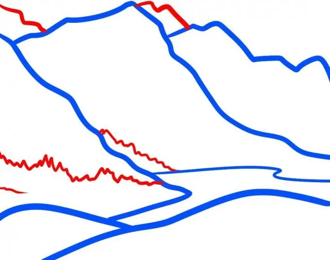 comment dessiner des montagnes