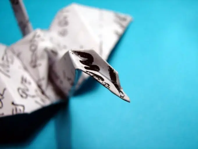 How to make a paper bird