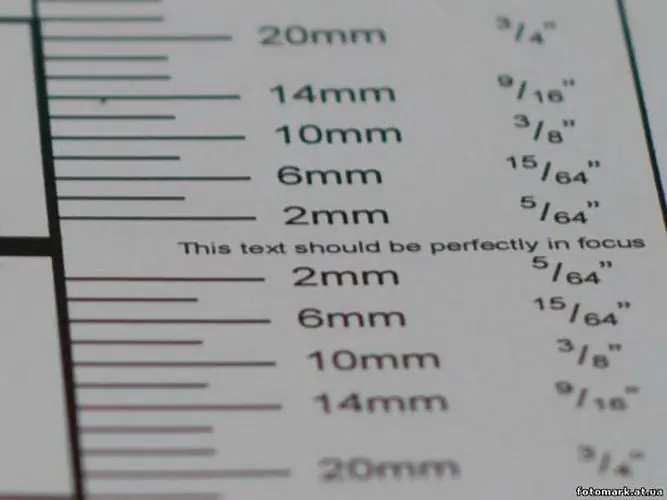 Hoe de lens uit te lijnen?