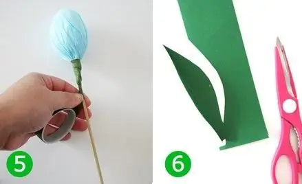 DIY kinder pārsteiguma tulpes