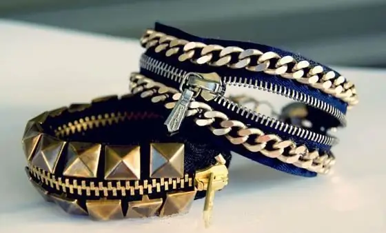 Dos originales pulseras con cremallera sencillas y rápidas