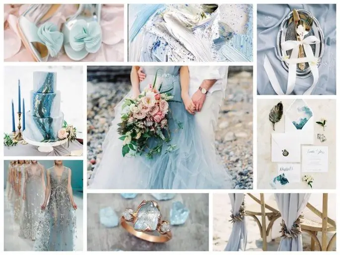 Moodboard per il matrimonio