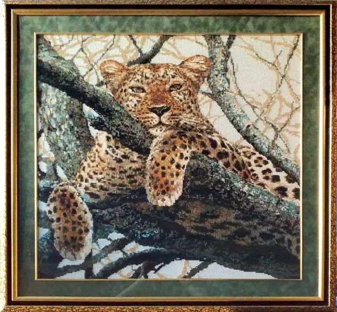 How to cross stitch paintings