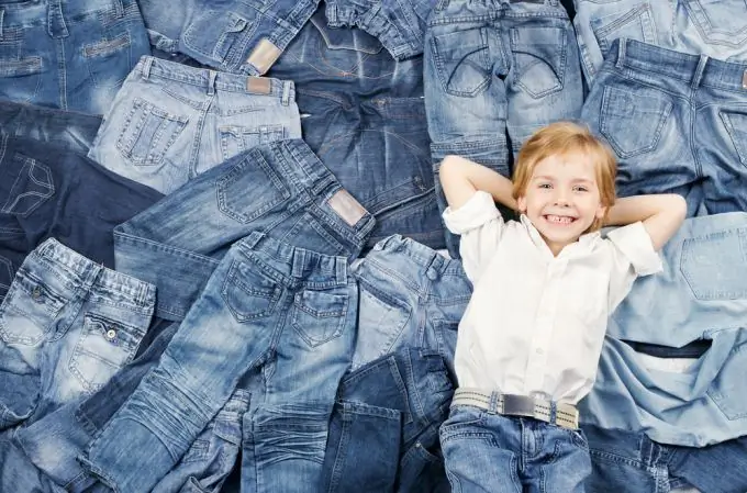 Belajar menjahit jeans untuk anak