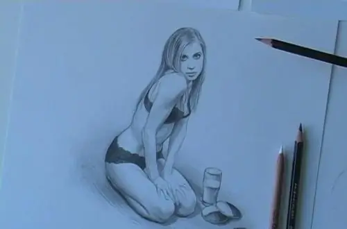 How to draw naked girls with a pencil