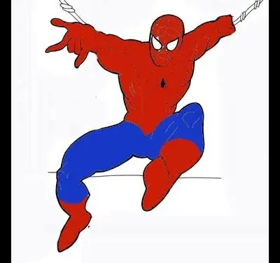 Hvordan tegne Spiderman