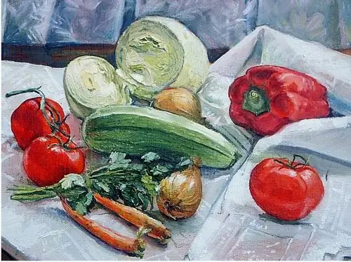 Cómo dibujar verduras