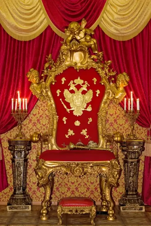 The incarnation of royal greatness - a luxurious throne