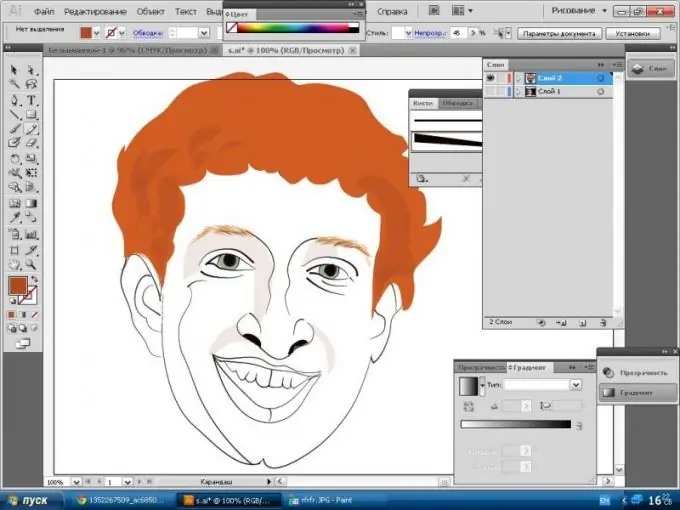 Jak nakreslit karikaturu v aplikaci Adobe Illustrator