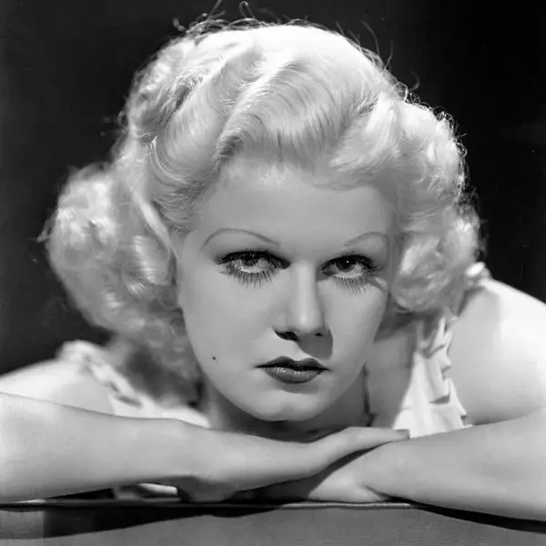 Herečka Jean Harlow