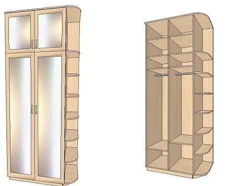 Pagguhit ng gabinete. Propesyonal na sketch